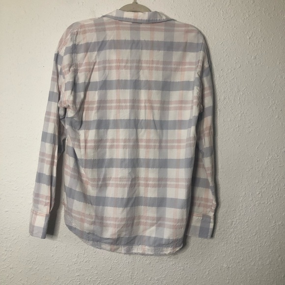 Free People Loveland Plaid Button Down Shirt Small - Picture 5 of 10